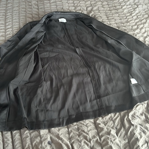 🎁NWT Melrose & Market Sheen boy fit Rayon Black Blazer size medium - Picture 3 of 11